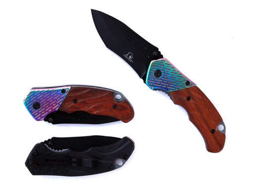 Falcon 7 3/4" Spring Assisted Pocket Knife KS8608RB
